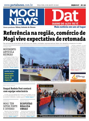 Edição Mogi News/DAT - 29 de agosto de 2023