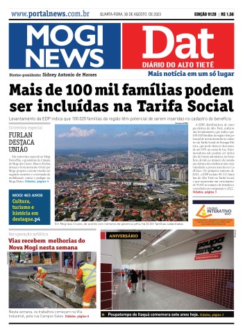 Edição Mogi News/DAT - 30 de agosto de 2023