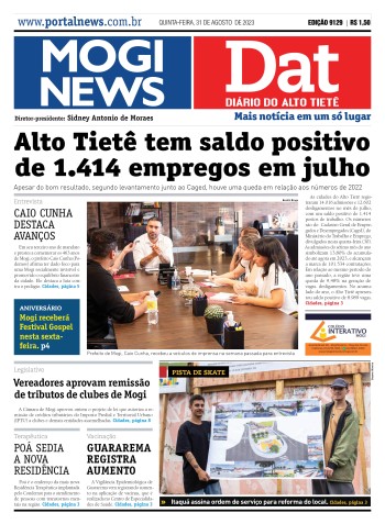 Edição Mogi News/DAT - 31 de agosto de 2023