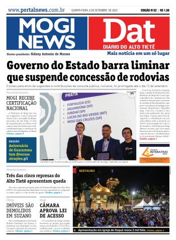 Edição Mogi News/DAT - 06 de setembro de 2023