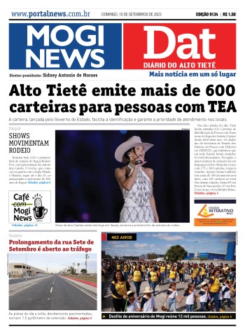 Edição Mogi News/DAT - 10 de setembro de 2023