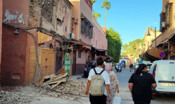 Terremoto: "Eram blocos de rocha caindo sobre pessoas", conta geólogo