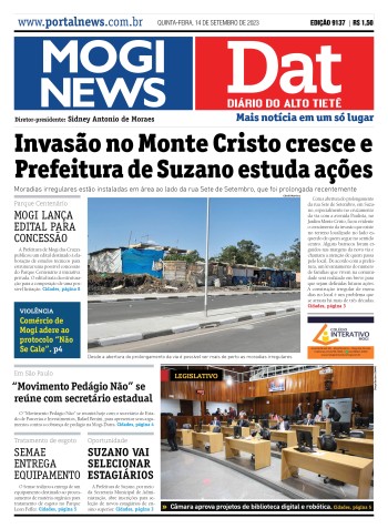 Edição Mogi News/DAT - 14 de setembro de 2023