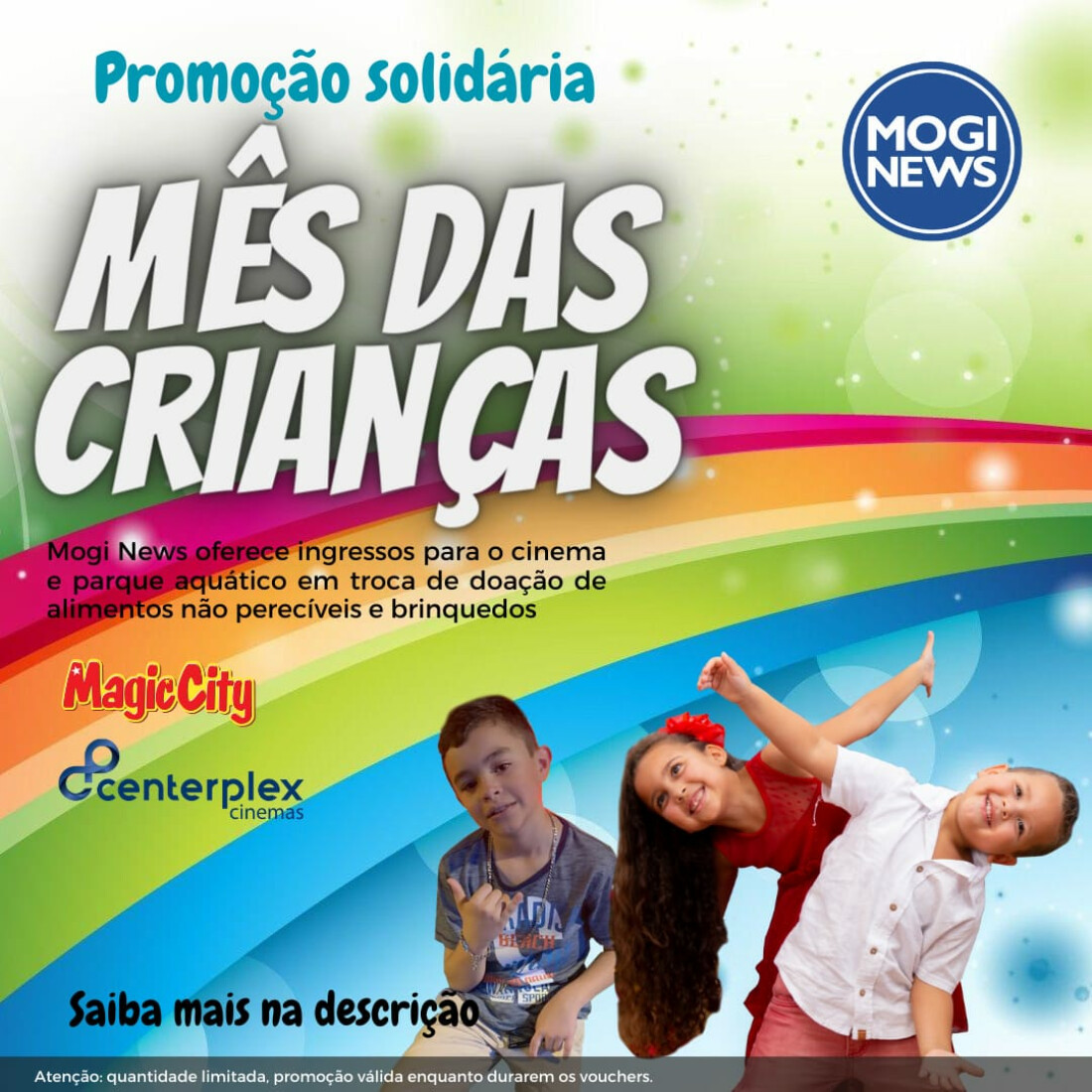 Grupo Mogi News promove ação para arrecadar brinquedos e alimentos 