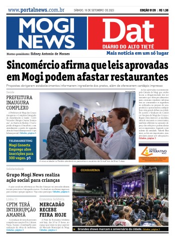 Edição Mogi News/DAT - 16de setembro de 2023
