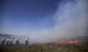 Quilombolas lideram combate ao fogo na Chapada dos Veadeiros