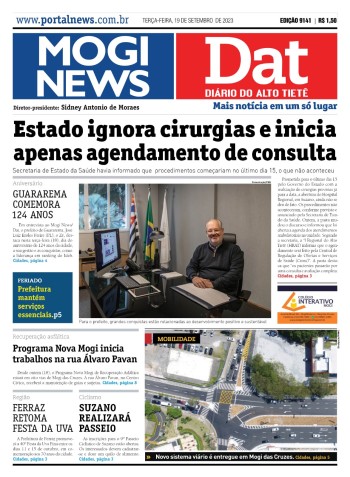 Edição Mogi News/DAT - 19 de setembro de 2023