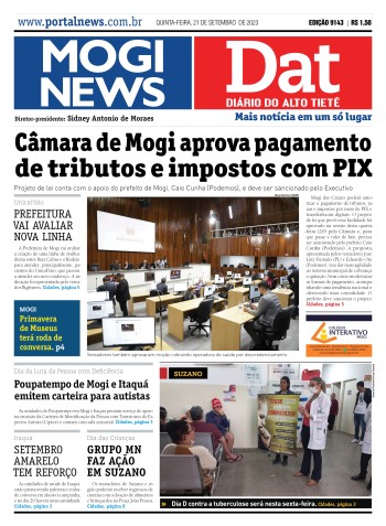 Edição Mogi News/DAT - 21 de setembro de 2023