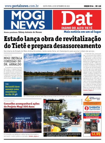 Edição Mogi News/DAT - 22 de setembro de 2023