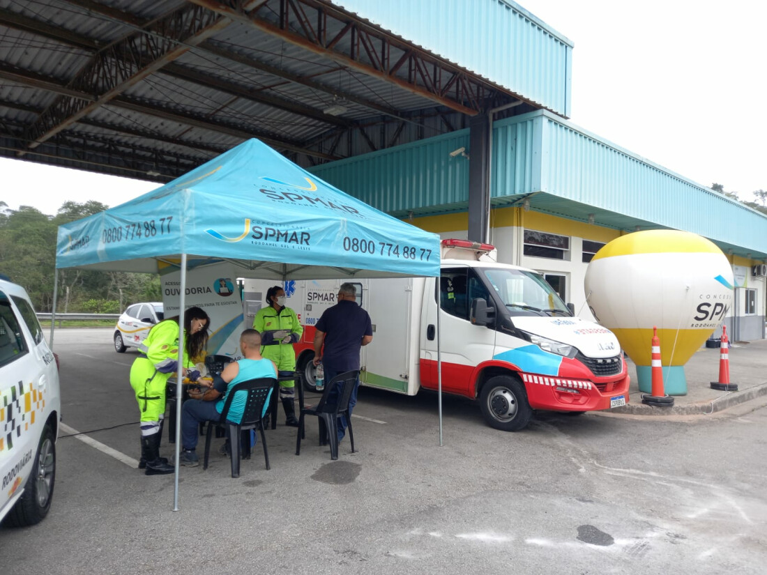 SPMAR realiza ação de saúde no trecho Leste do Rodoanel