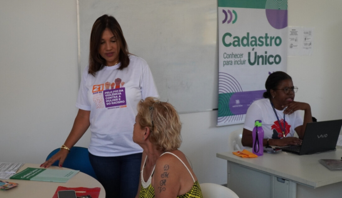 Assistência Social de Mogi faz mutirão do CadÚnico na Vila Brasileira