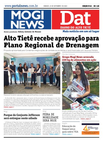 Edição Mogi News/DAT - 23 de setembro de 2023
