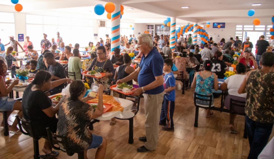 Bom Prato de Jundiapeba completa um ano com mais de 187 mil refeições servidas