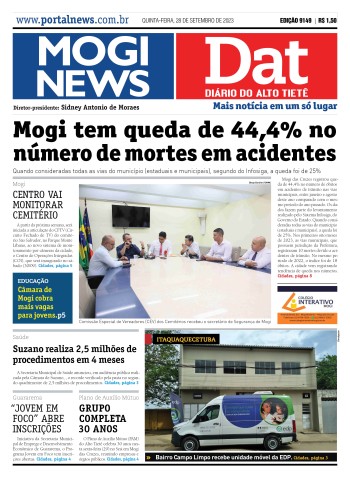 Edição Mogi News/DAT - 28 de setembro de 2023
