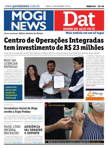 Edição Mogi News/DAT - 30 de setembro de 2023