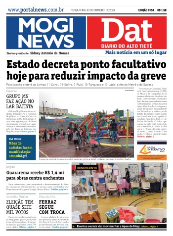 Edição Mogi News/DAT - 03 de outubro de 2023