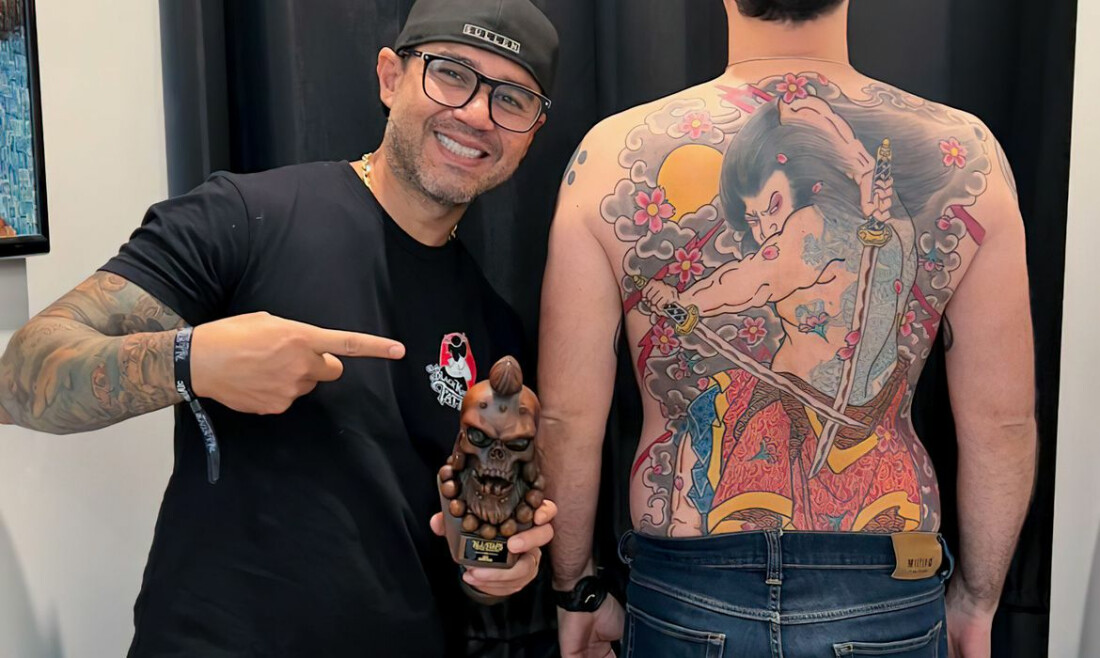 Carioca ganha maior prêmio de tatuagem dos Estados Unidos