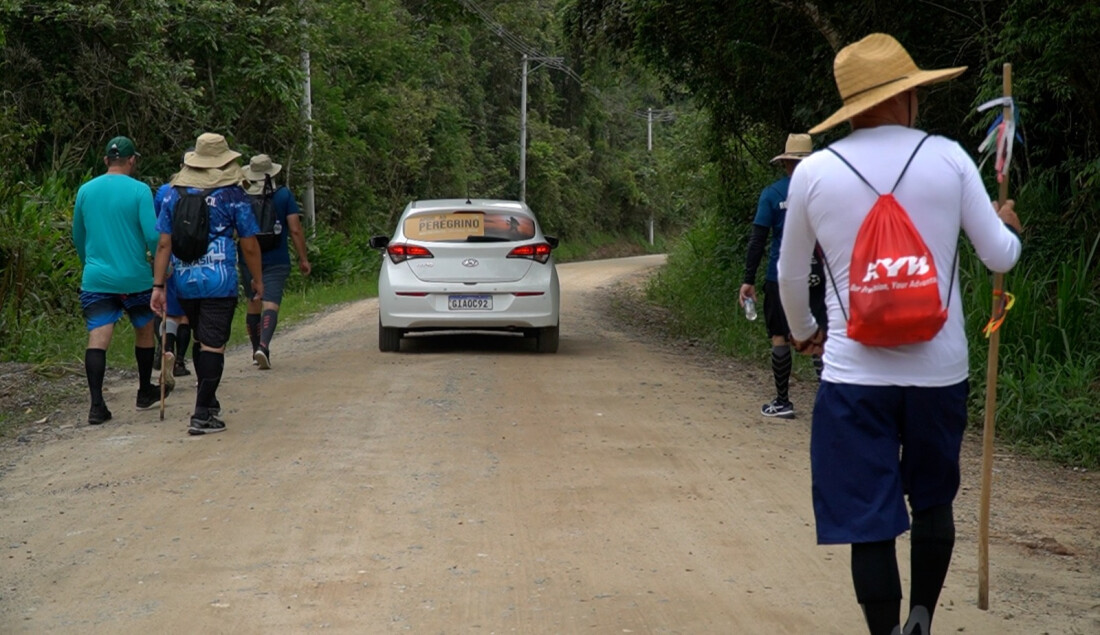 Mogi das Cruzes realiza ação de apoio a peregrinos na Rota da Luz