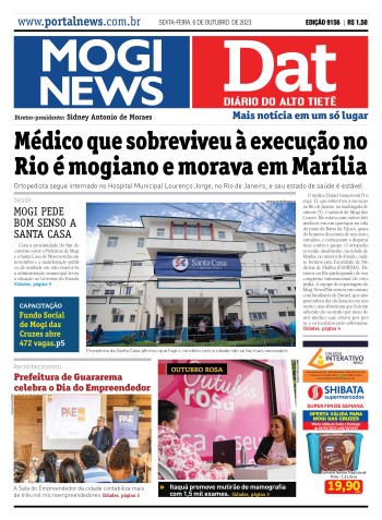 Edição Mogi News/DAT - 06 de outubro de 2023