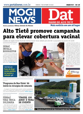 Edição Mogi News/DAT - 07 de outubro de 2023