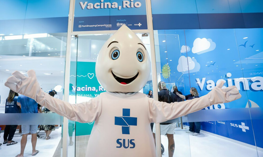 Saúde inaugura loja conceito de vacinação em shopping do Rio