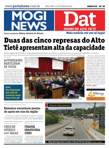 Edição Mogi News/Dat - 10 de outubro de 2023
