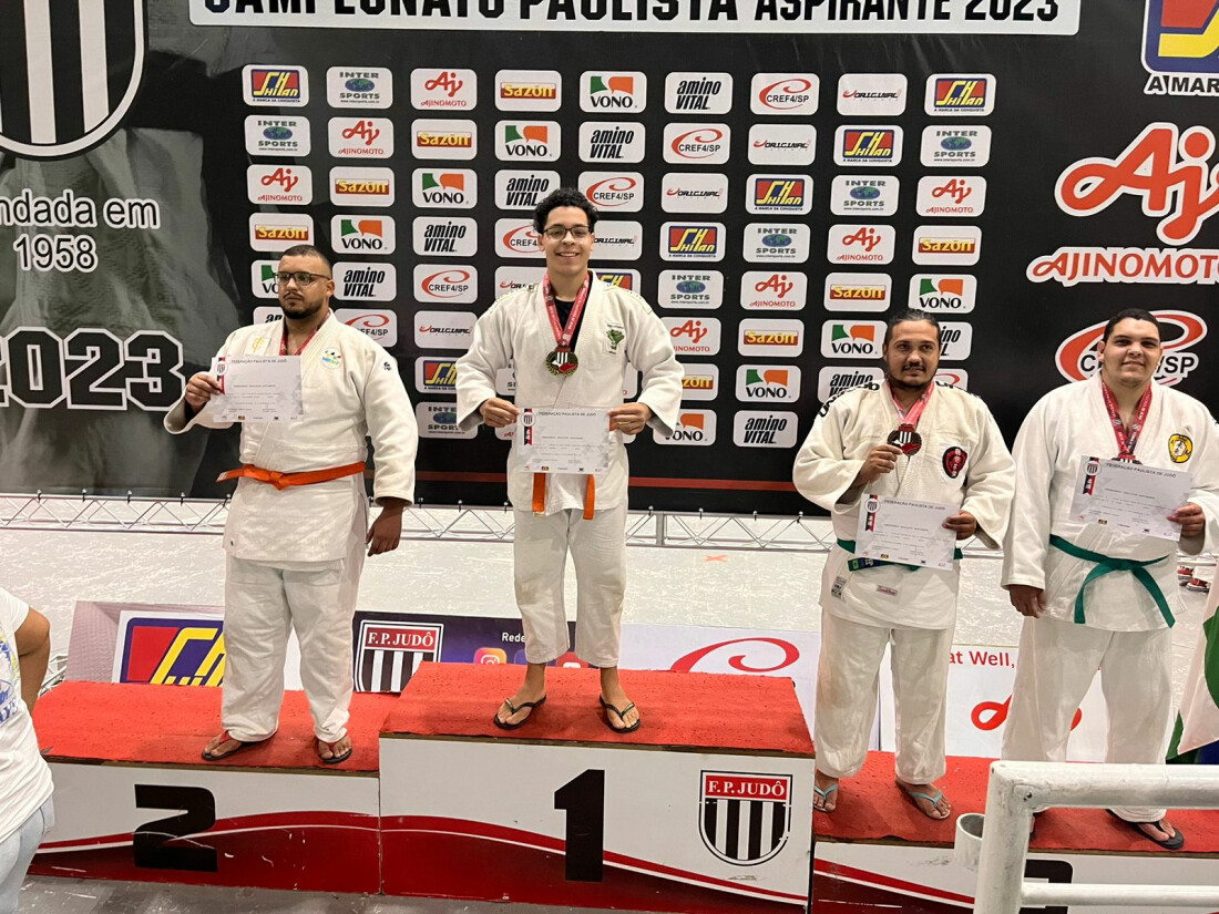 Judô Clube Mogi das Cruzes conquista dois ouros no Paulista Aspirante