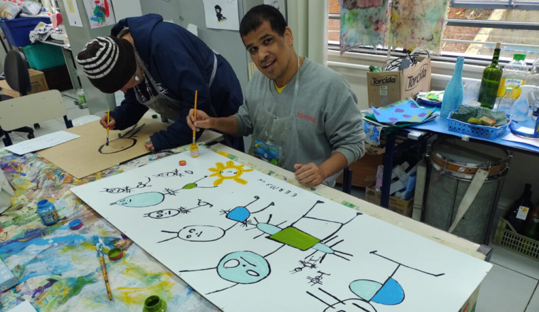 Exposição “Somos todos artistas – Arte Inclusiva” apresenta trabalhos de alunos