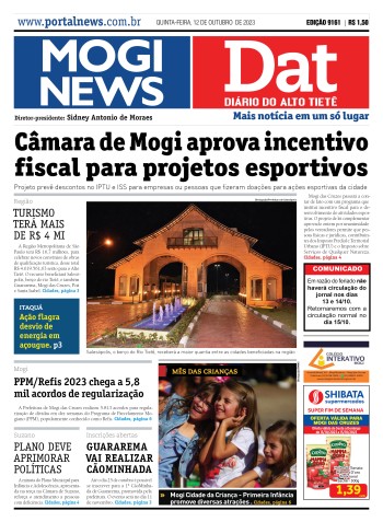 Edição Mogi News/DAT - 12 de outubro de 2023