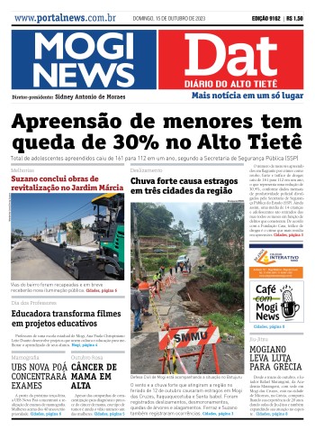 Edição Mogi News/DAT - 15 de outubro de 2023