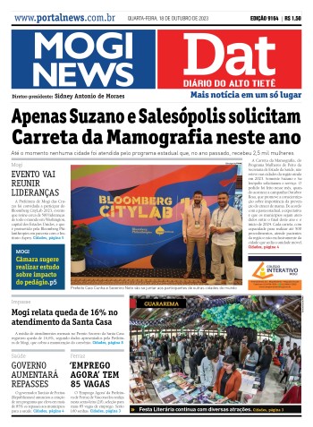 Edição Mogi News/DAT - 18 de outubro de 2023