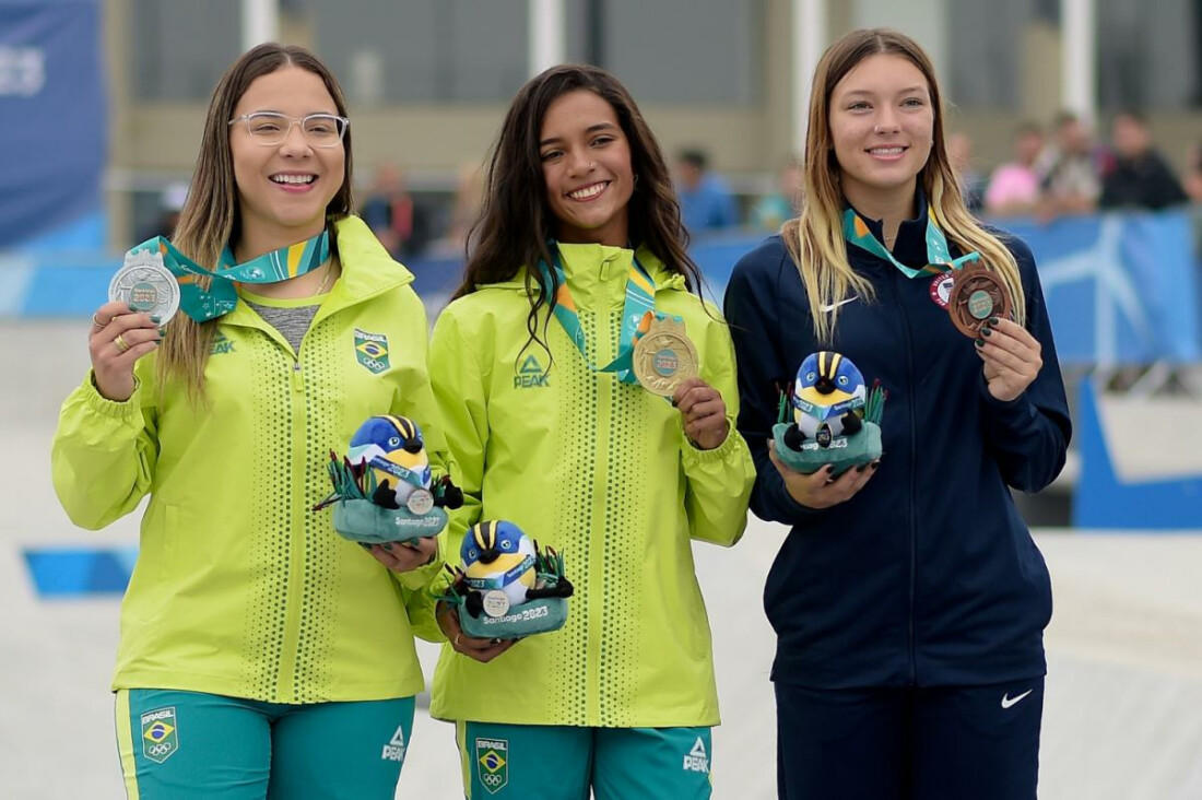 Rayssa Leal conquista primeiro ouro do Brasil nos Jogos Pan-americanos