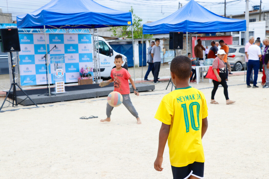 Suzano entrega revitalização de área de esporte e lazer no Jardim Maitê