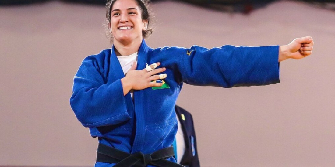 Mayra Aguiar e Rafael Macedo são bronze no World Masters de Judô