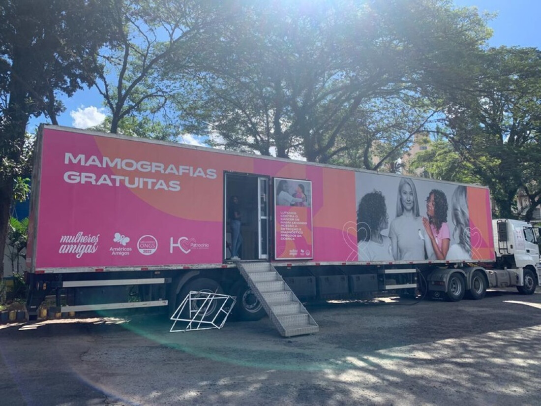 Carreta de mamografia chega a Poá para a detecção gratuita do câncer de mama
