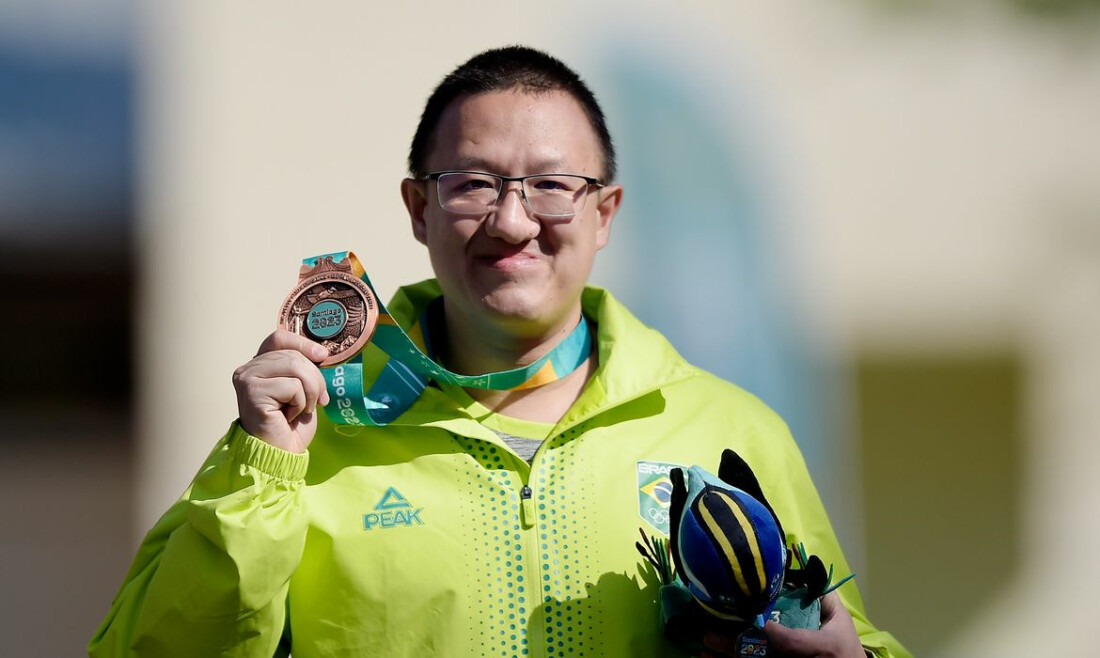 Pan: Felipe Wu conquista bronze na pistola de ar 10 metros