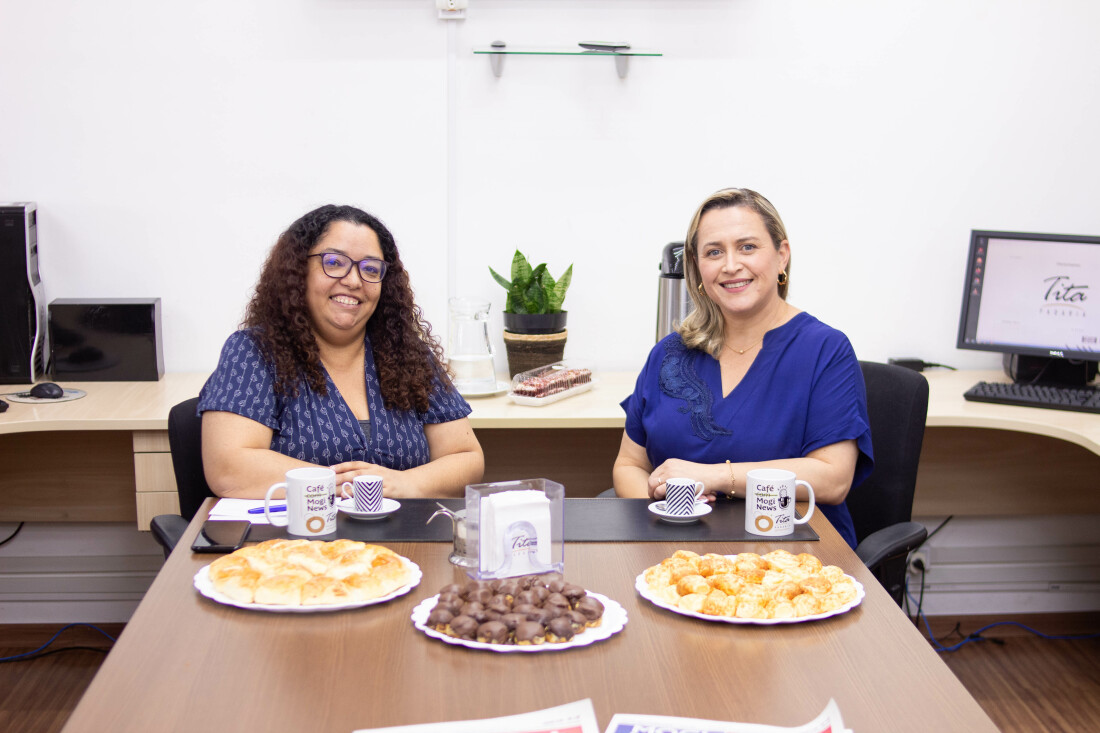 Café com MN recebe a vice-prefeita de Salesópolis, Jane Magalhães