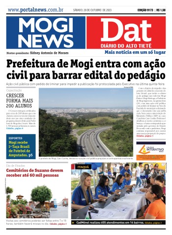 Edição Mogi News/DAT - 28 de outubro de 2023