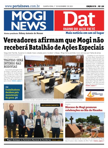 Edição Mogi News/DAT - 1 de novembro de 2023
