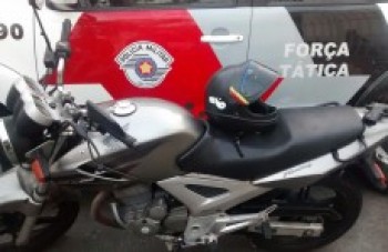 Moto roubada é localizada no Jardim América, em Poá: