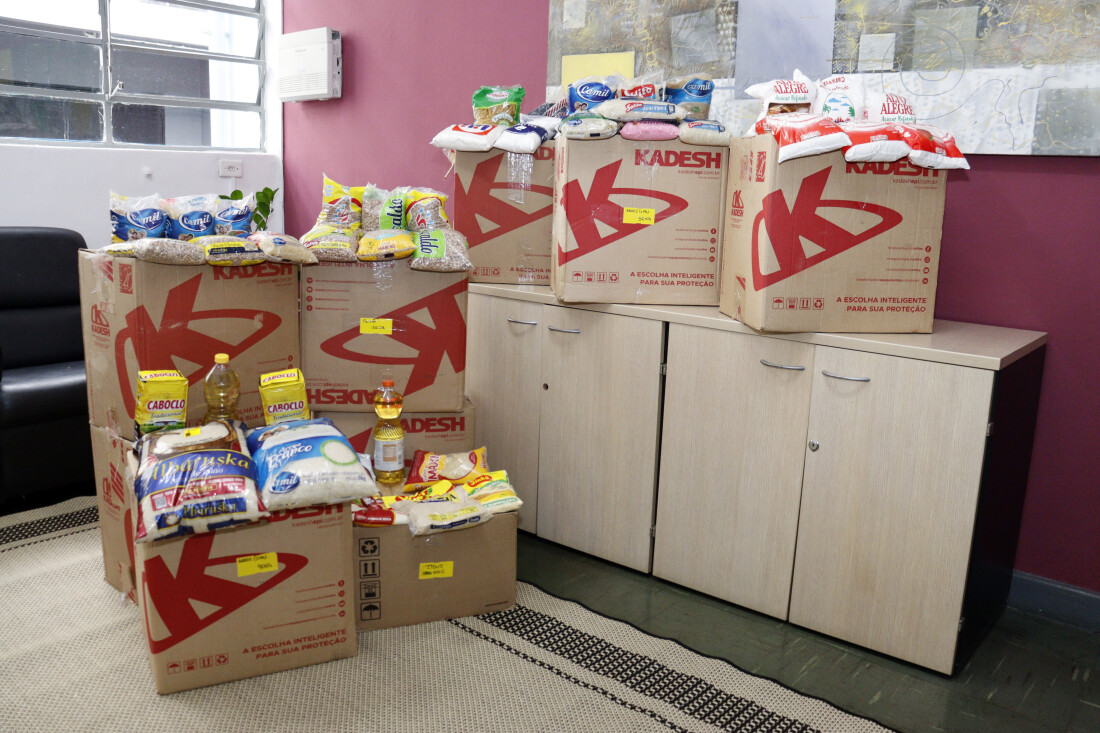 Fundo Social recebe doações de 755 quilos de alimentos