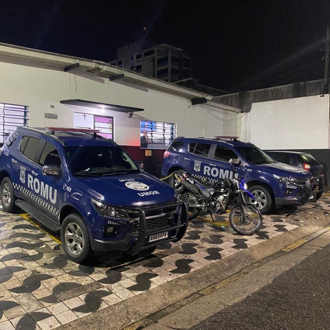 Romu recupera moto roubada e prende suspeito durante patrulhamento