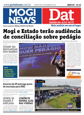 Edição Mogi News/DAT - 09 de novembro de 2023