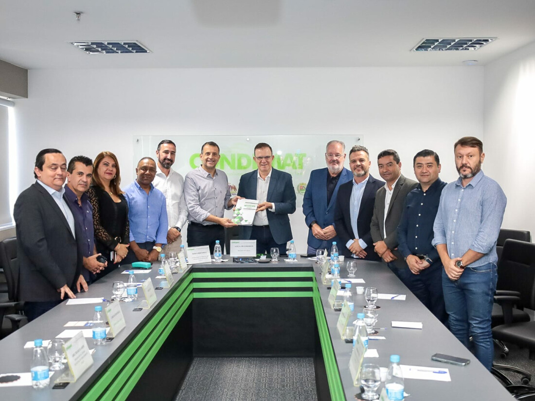 Condemat recebe o conselheiro do Tribunal de Contas, Marco Bertaiolli