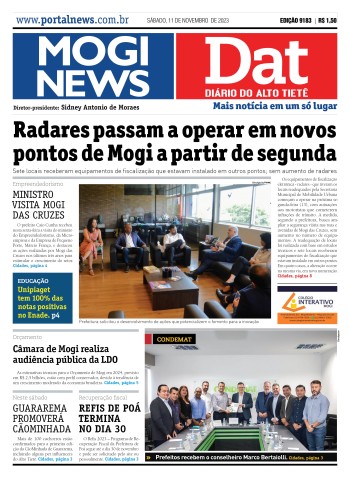 Edição Mogi News/DAT - 11 de novembro de 2023