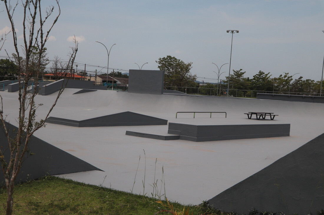 Pista do Suzano Skate Park passa por revitalização e ganha nova pintura