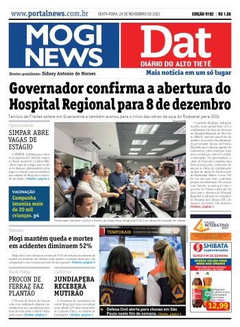 Edição Mogi News/DAT - 24 de novembro de 2023