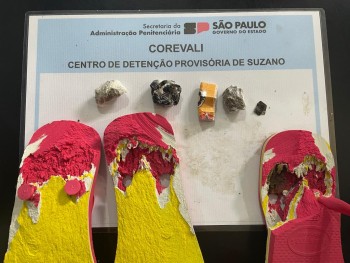 Mulher é flagrada com entorpecentes no CDP de Suzano 