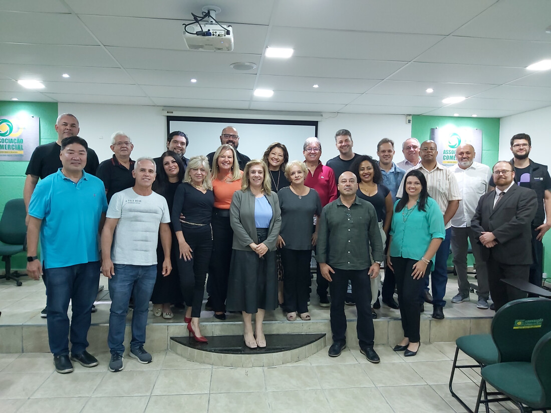 Fádua Sleiman é reconduzida à presidência da Associação Comercial de Mogi