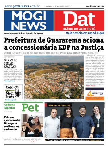 Edição Mogi News/DAT - 03 de dezembro de 2023